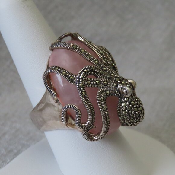 Filagree with stone ring - Picture 1 of 3